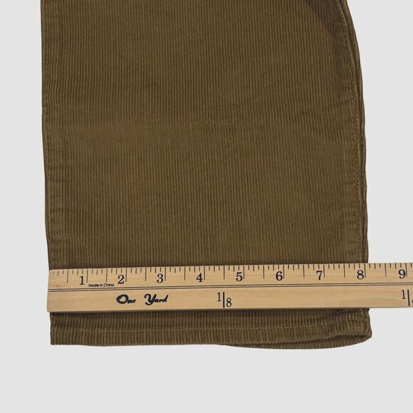 Levis 94 Baggy Pants Womens Sz 26 Tan Corduroy Straight Leg Mid Rise Hipster NWT - Picture 9 of 11
